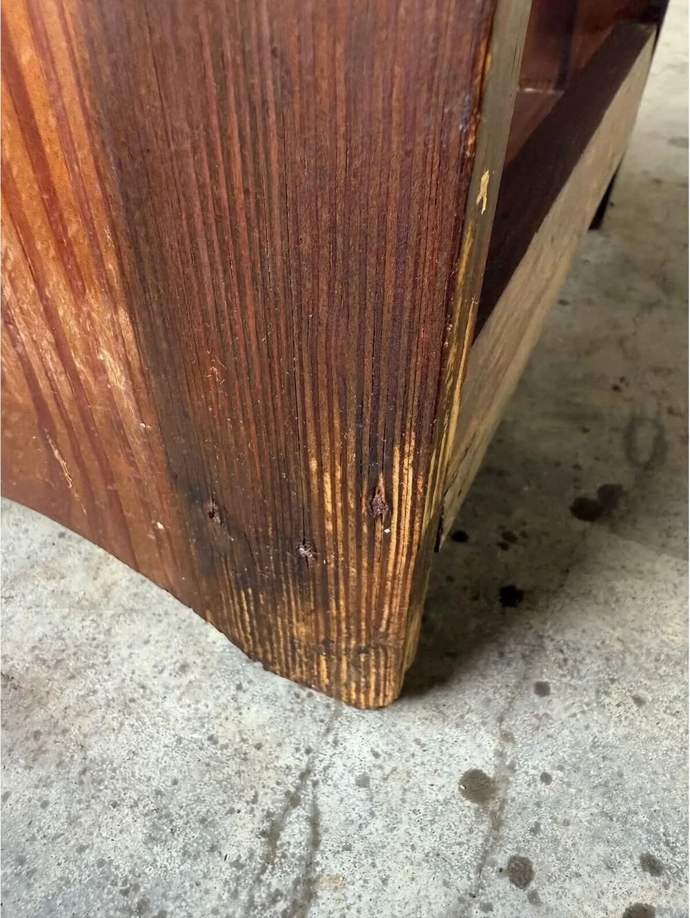 6.  Coca-Cola Theme Wood Display Shelf